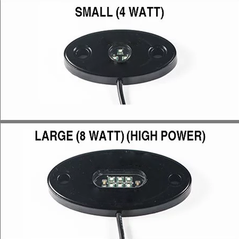 Kingshowstar - Hot Selling 12v IP68 White Led Rock Light Under Car Lights for 4X4 Truck Boat led top level 24W rock light 8