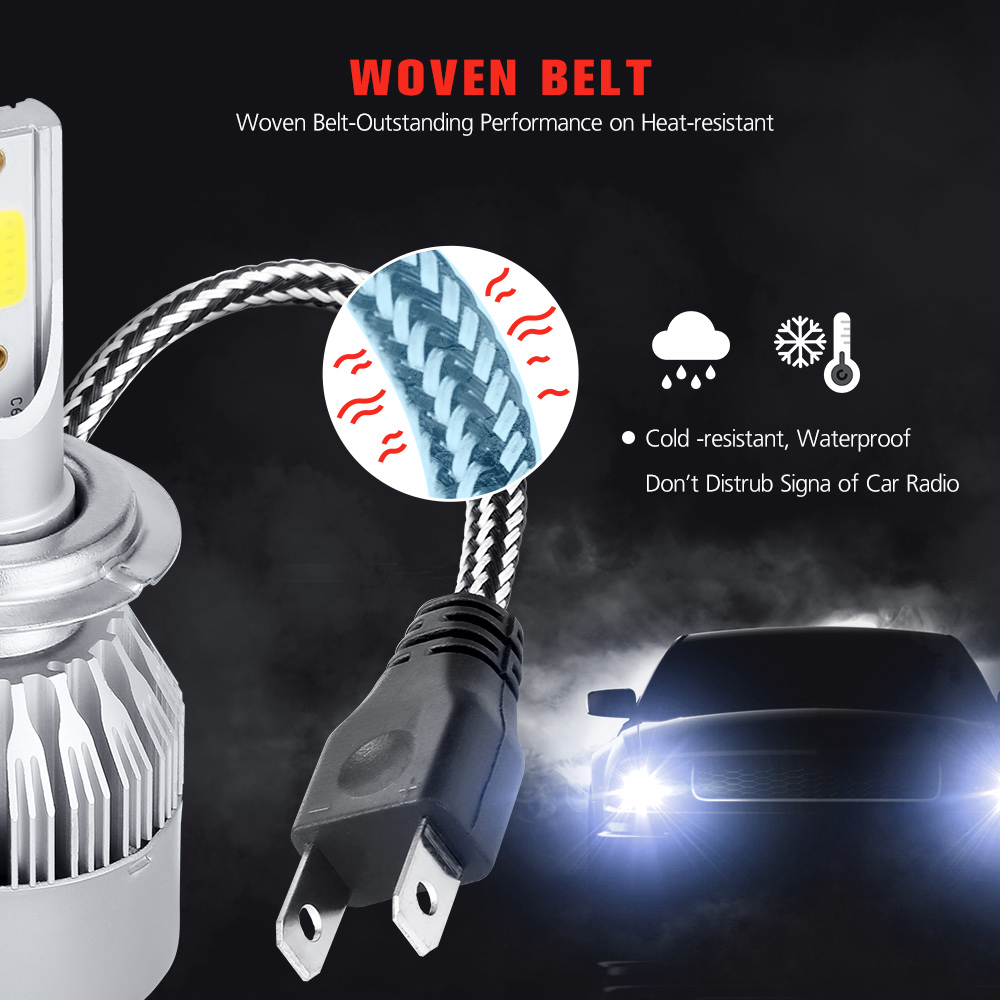 Kingshowstar - Car Restoration 36W Headlight Bulb Hid 6000k C6 Led Headlight Bulb For Car Accessories Led headlight bulb 22