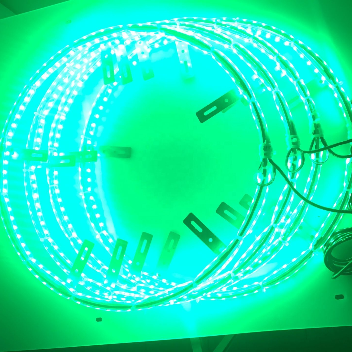 Kingshowstar - THE BEST RGBW Color 17 LED Wheel Ring Rim Tire Lights APP and Remote Control For Truck Vehicle Off road RGBW Led wheel light 1