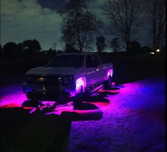 Kingshowstar - New Designs Color Chasing 15.5 RGB LED Wheel Rings Rim Multi color Light Kit with led wheel light 1