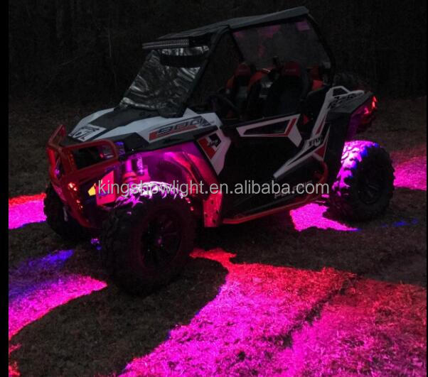 Kingshowstar - 2021 NEWEST THE BEST 12pc APP Controlled LED Rock Light Kits Underbody RGBW Rock Light 12V ATV UTV SUV RZR CAN-AM Boat The Max 36W level rock light 26