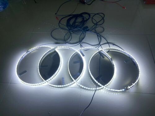 Kingshowstar - White LED Wheel Well Lights Double Row White Rim Lights Solid color for car (set of 4) white wheel light light 10