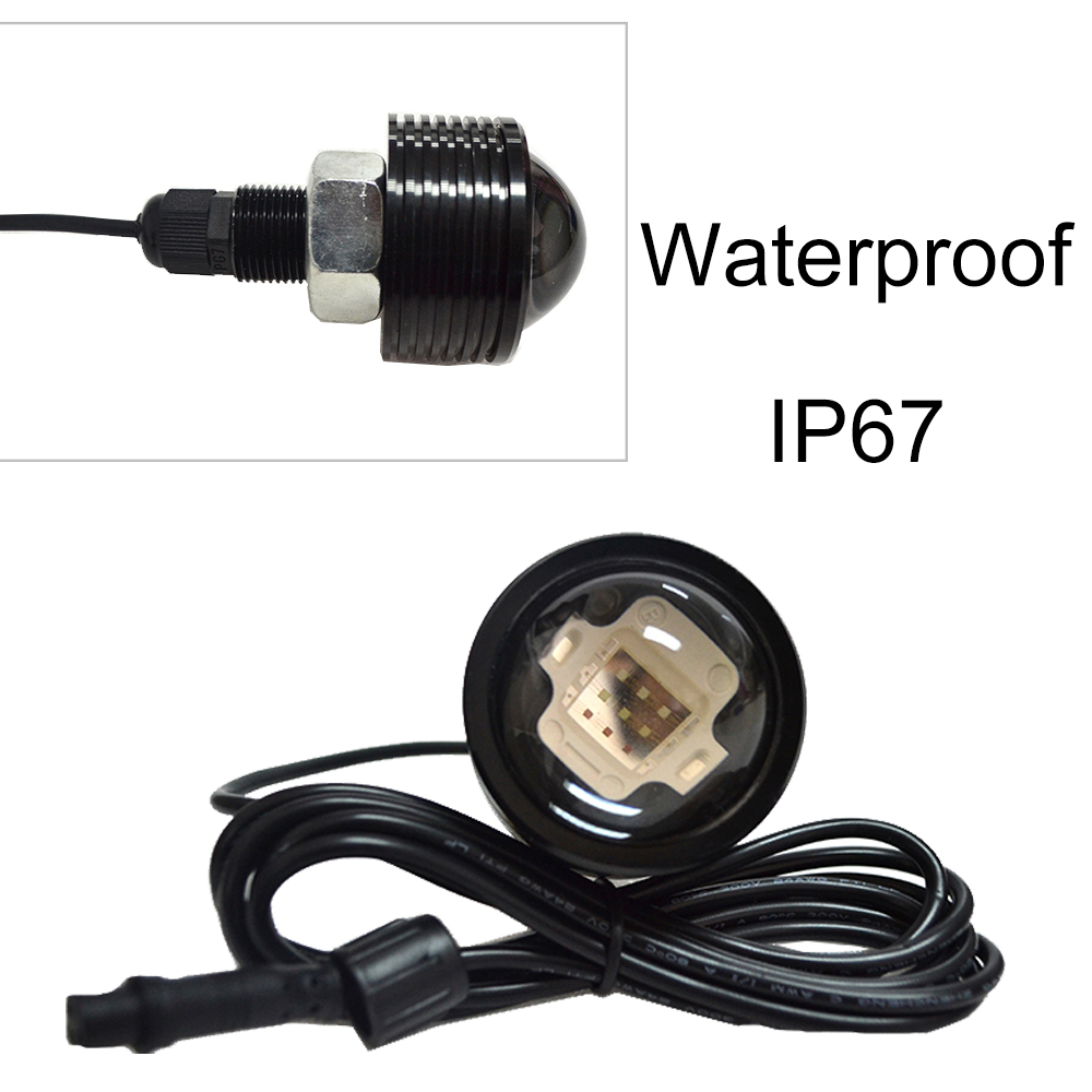 Water-proof Marine Boat Drain Plug LED Light 27w RGB Led Underwater Yacht Drain Plug Light 13