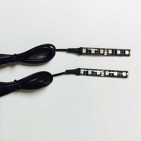 Kingshowstar - NEW 2x 4inch 6 LED SMD Motorcycle LED Strip Turn Signal Indicator Blinker Light Amber led auto tailgate light 1