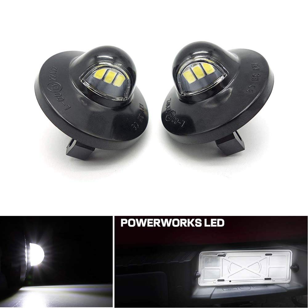 Kingshowstar - LED License Plate Light Lamp Assembly Replacement For Ford F-150 F-250 F-350 F-450 F-550 Superduty Ranger Explorer Bronco Excurs Led automotive light 12