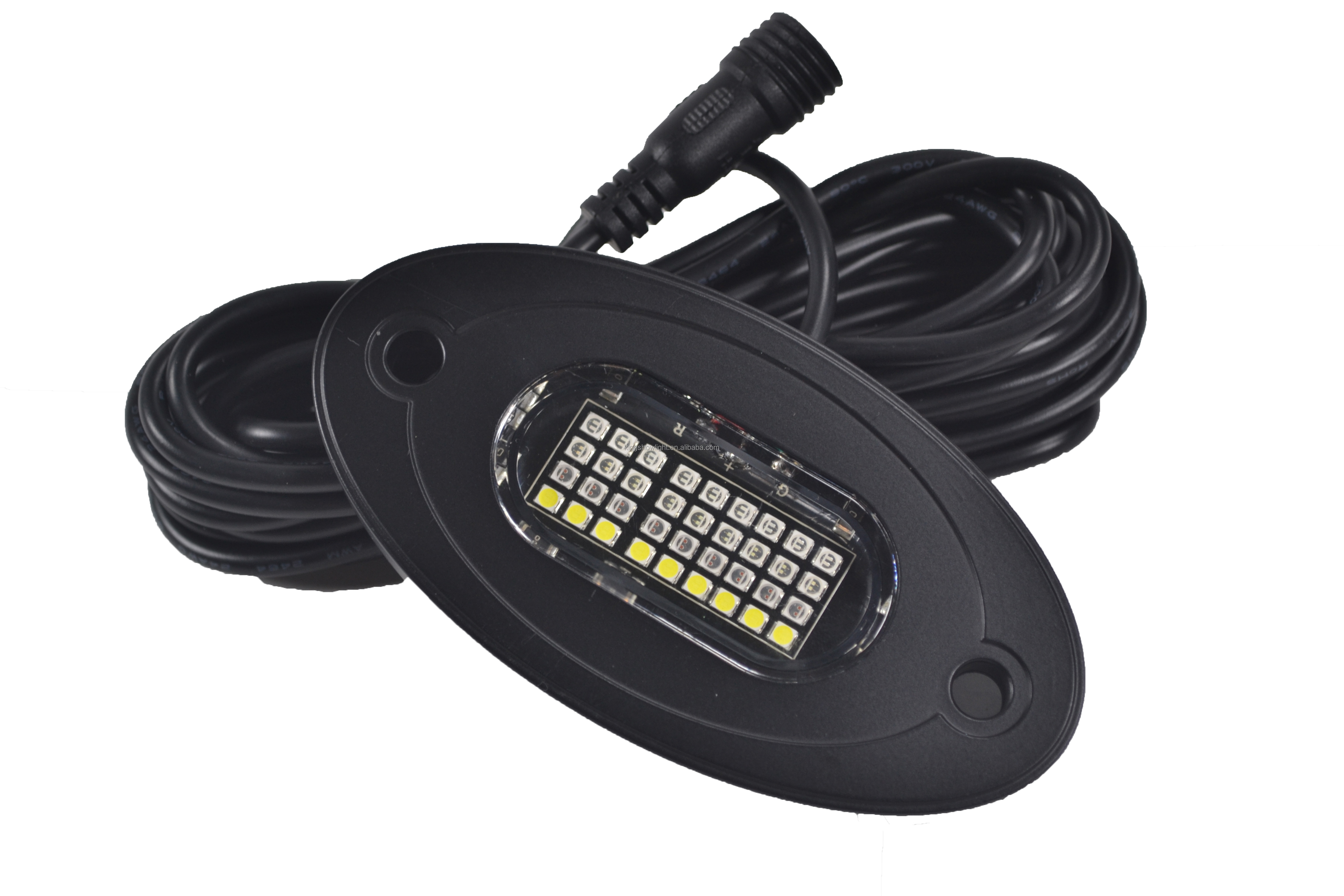 Kingshowstar - 2021 NEWEST 36LEDs The Brightest LED Rock Light RGBW Underbody Rock Light Offroad Decorative Light The Max 36W level rock light 16