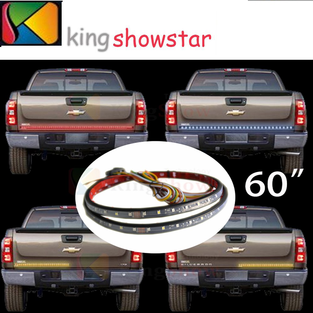 48 LED Flexible Tailgate Light Bar Strip Brake Signal Reverse Truck Pickup Set 8