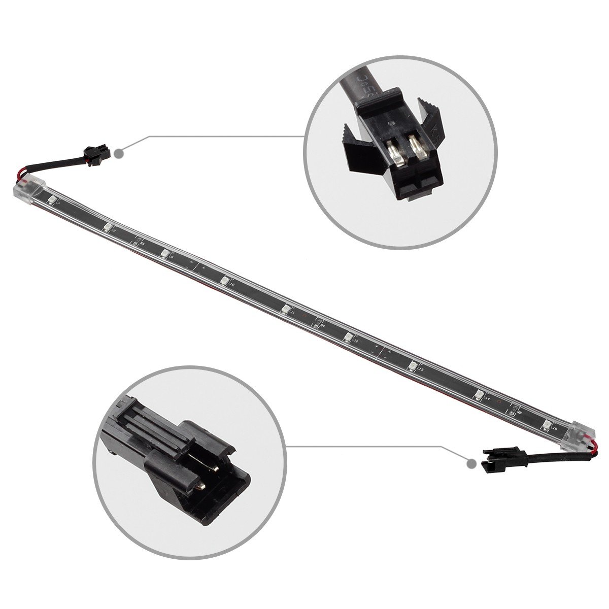 Kingshowstar - 4pc Car Under Body Interior Truck Bed Neon Pink 36 LED Lighting Light Kit led auto interior underbody light 12