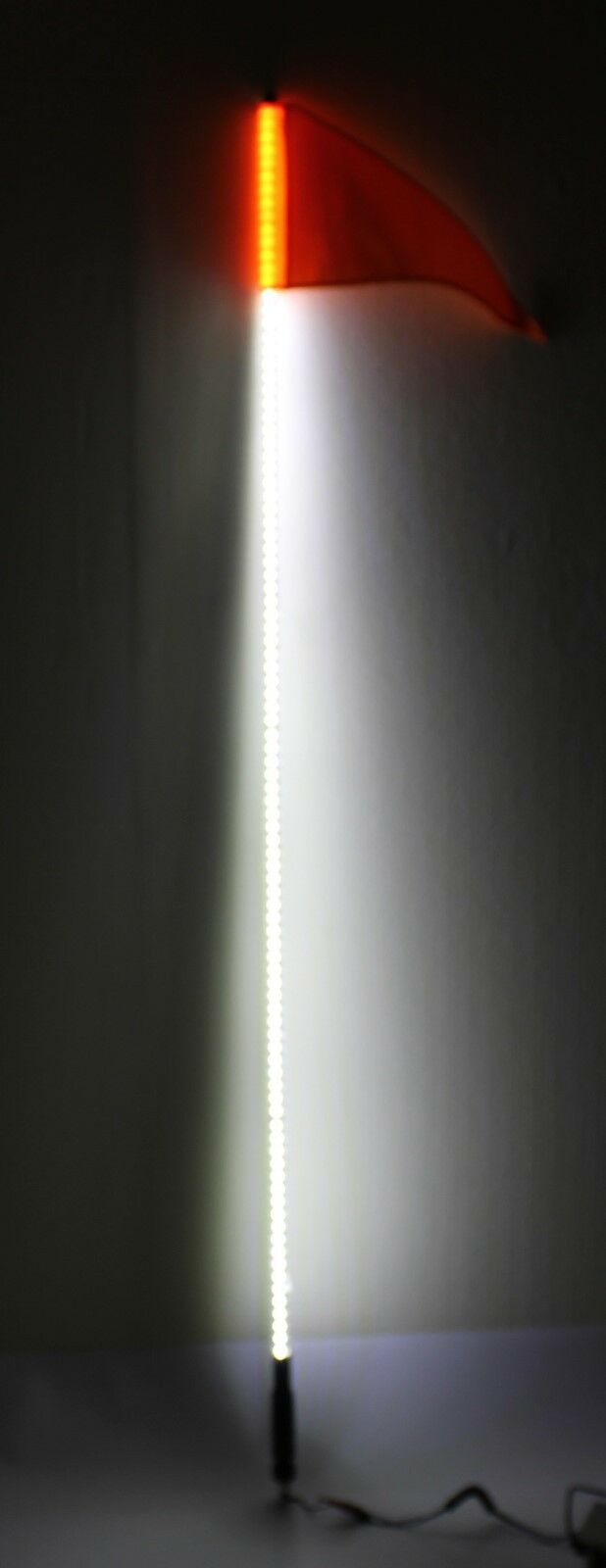 4 feet ATV UTV Led light bulb whip with flag Quick Release 13