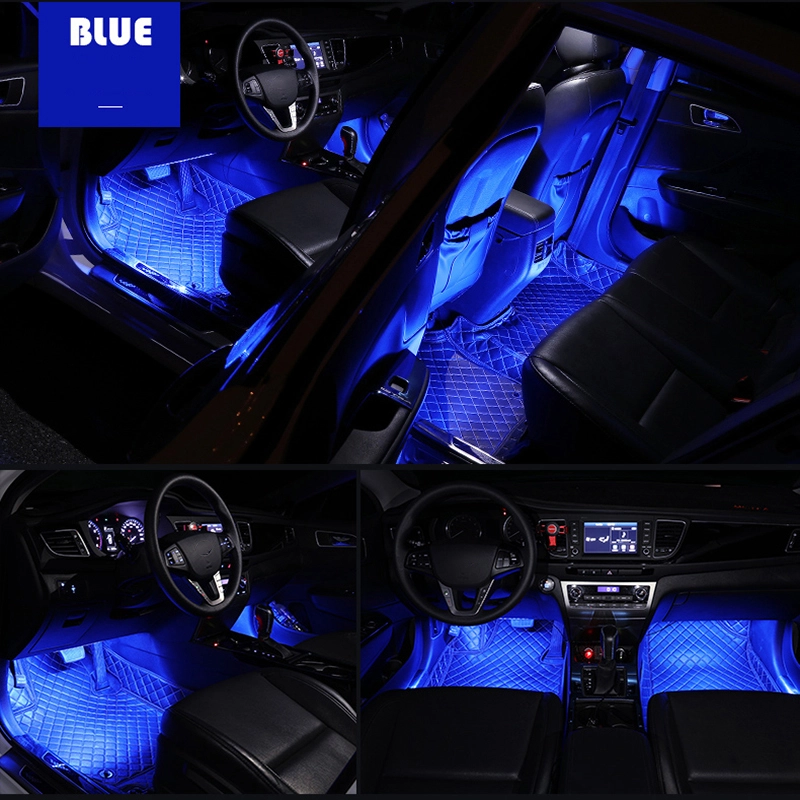 Rgb Interior Car Strip Lights Led Set Car Interior Lighting Car Atmosphere Light 1
