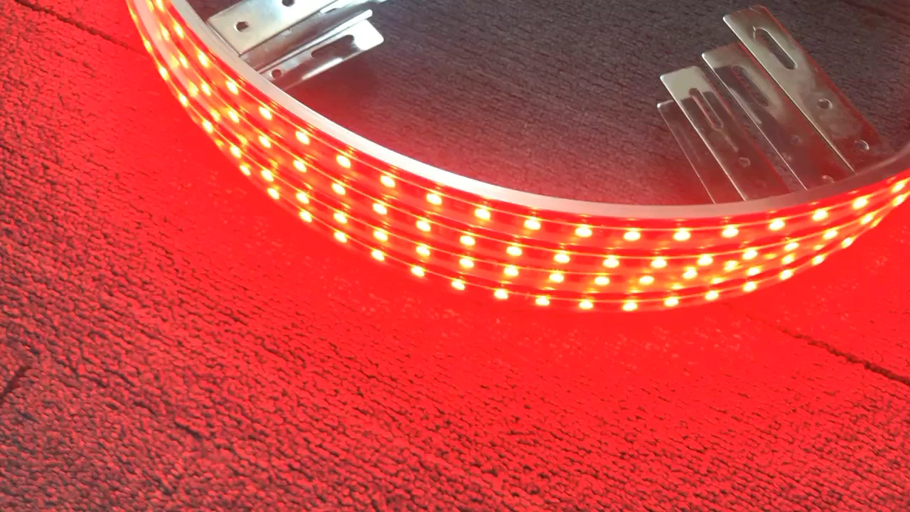 Smart Phone App Controlled Rgb Car Led Wheel Light 1