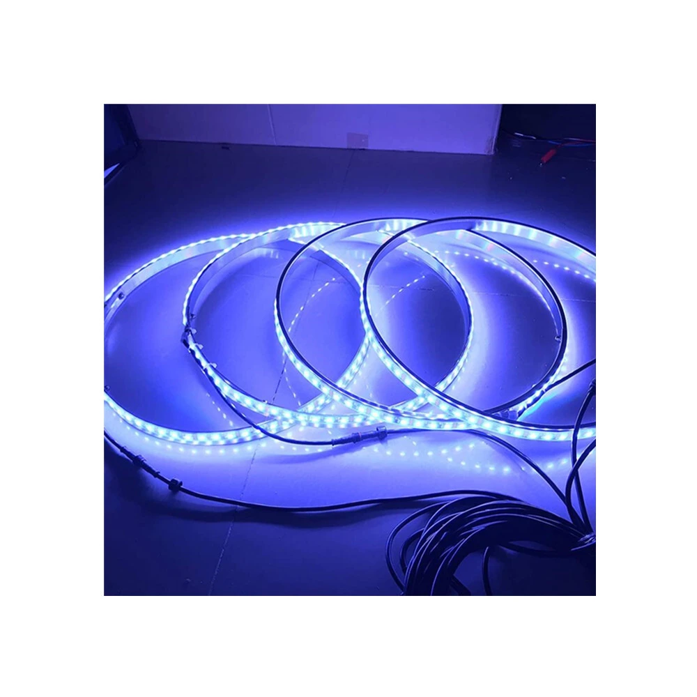 Factory Hot Sale Led Light Decoration Car Accessory Safety Led Solar Car Wheel Light 1