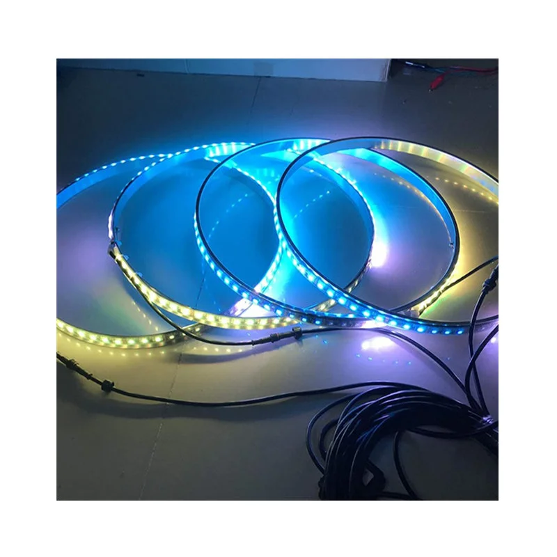 New Led Bicycle Led Programmable Waterproof Colourful Batteries Lights Wheel 1