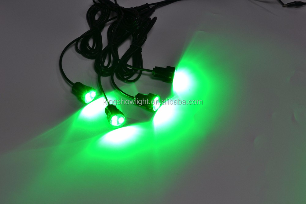 Kingshowstar - Hot Selling 4Pc Rgb 12V Universal Led Marine Boats Light Pod Kit With Bt Controller LED Marine Light 14