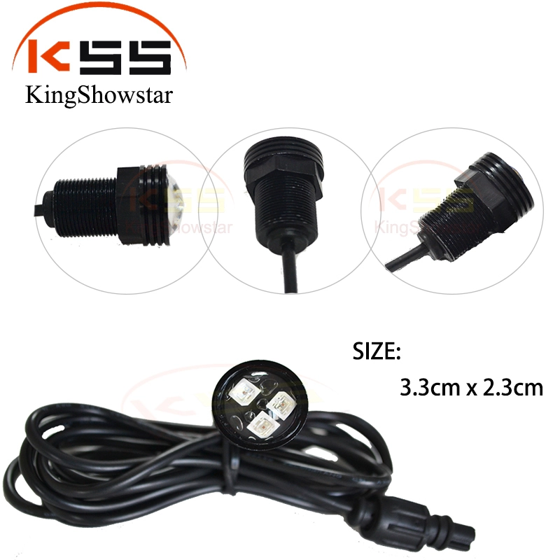 Kingshowstar - 9W IP68 Waterproof Underwater Boat LED Marine Light brightness RGB Drain Plug Light LED Marine Light1 1
