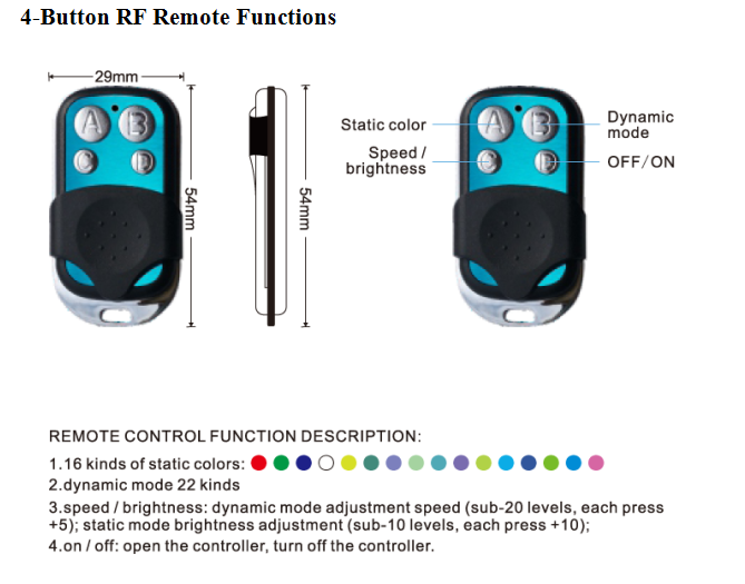 Kingshowstar - High Quality Kingshowstar Led Rgb Wheel Rim Lights Wheel Light Car With Remote Control RGB led dream color wheel light light 20
