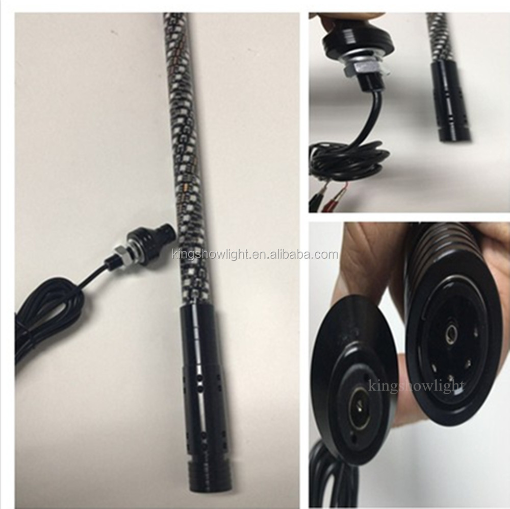 4ft 1.2M LED Flag Pole Safety Whip Lights for UTV ATV 4X4 11