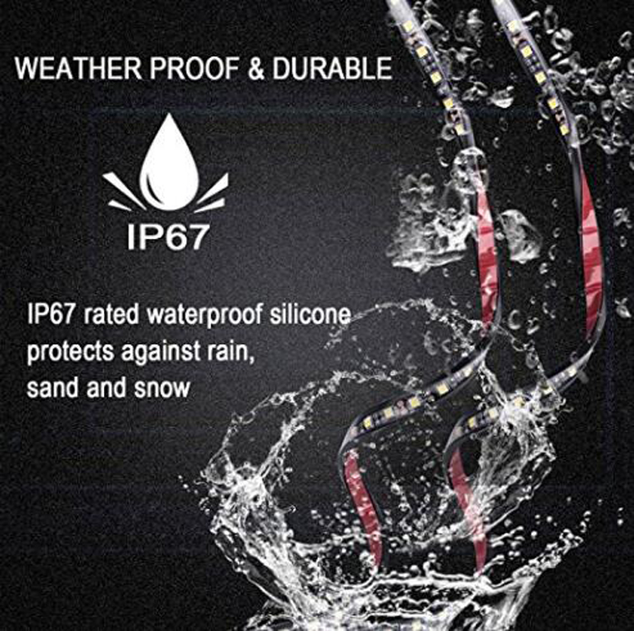 Kingshowstar - 2pcs 60'' white led truck bed light strips unloading cargo light with waterproof for pickup truck led truck bed light 15