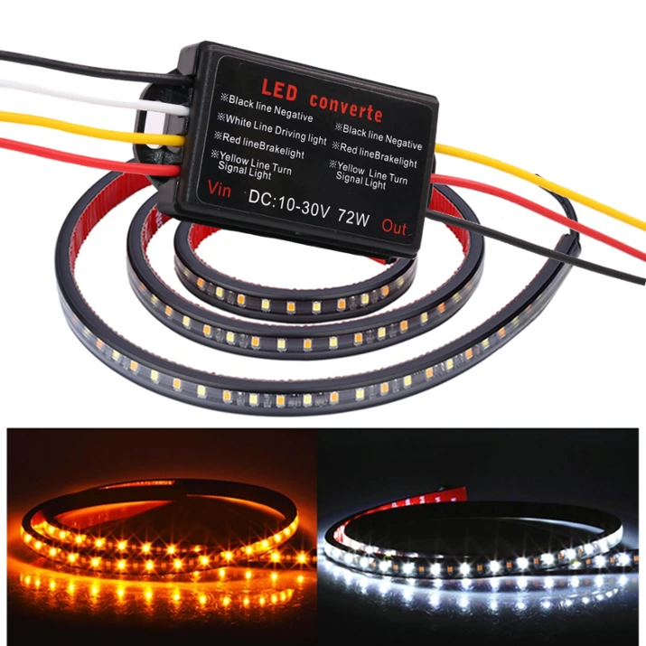 NEW 62 Waterproof LED Truck Courtesy Lights With Running Brake Turn signal Functions 1