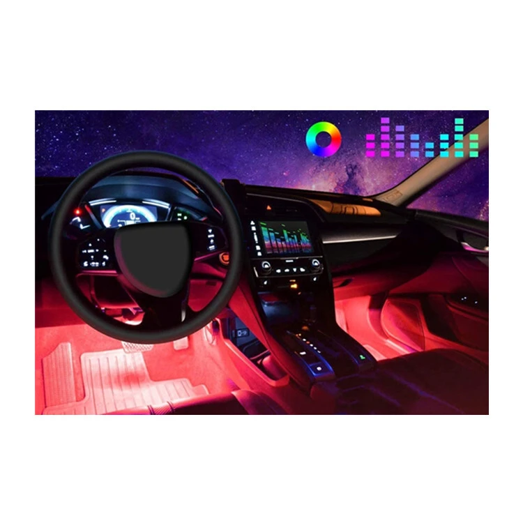 Kingshowstar - Top Selling Wireless Remote Control Waterproof Ip67 Rgb 12V Strip Car Led Interior Light Bar led auto interior underbody light 1