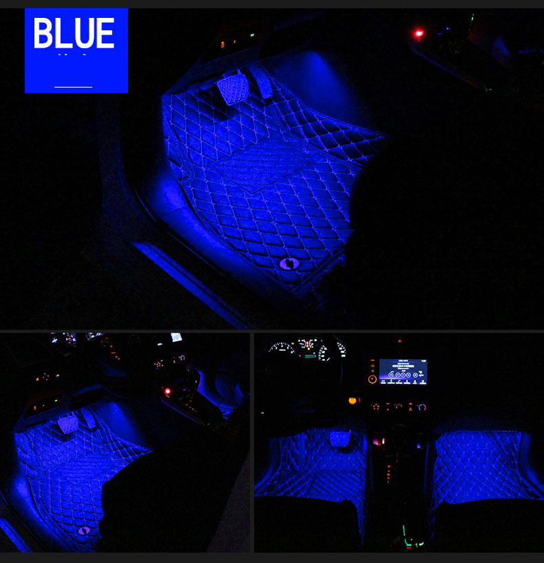 Hot Selling App Control Decorating Car Interior Ambient Light Usb Car Interior Led Lights 23