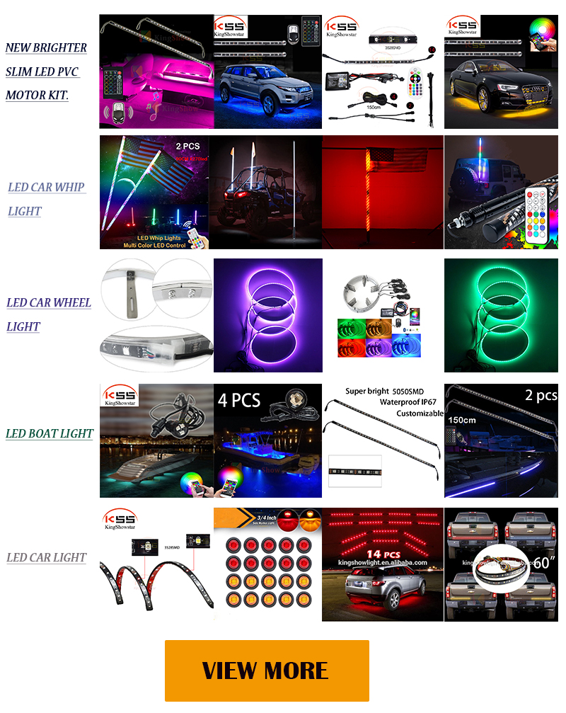 Kingshowstar - Wholesale factory price high power light 12volts led tail brake turn scanning lights for trucks suv utv led auto tailgate light 22