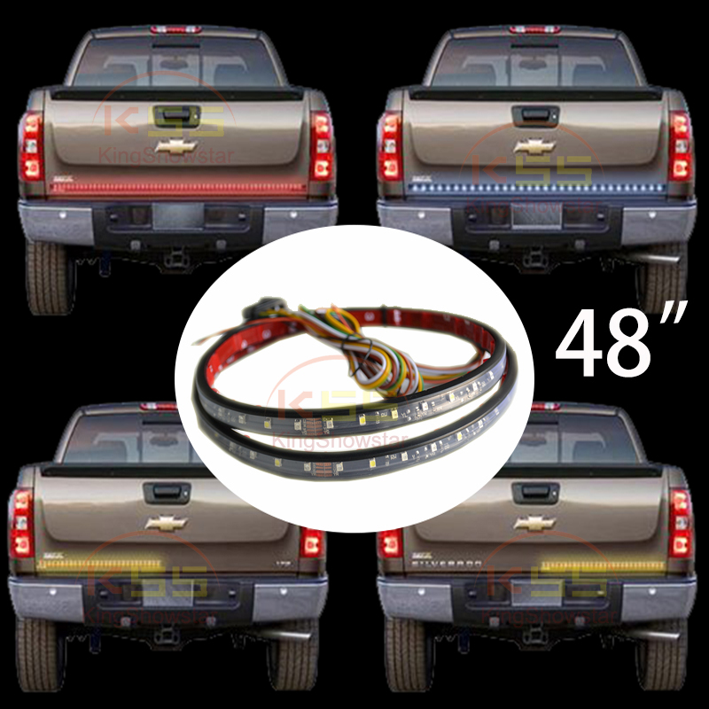 Hot sale Projector LED Brake Light 12v DC Tail Lamp Strip Red/Amber Turning/Stop Light Car 11