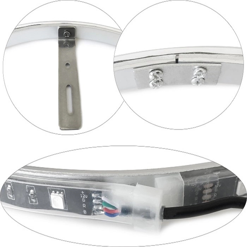 App Controlled LED Wheel Well light Illuminates 4pc RGBW Wheel Rim Light Rings For All Car Truck 16