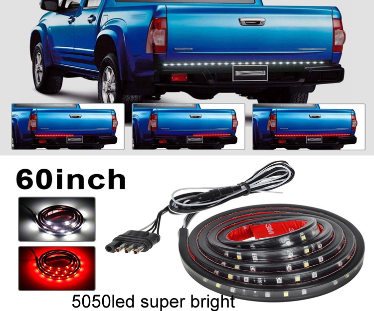 Flexible LED Car Truck RV Tailgate Strip Bar Brake Reverse Turn Signal Light 9