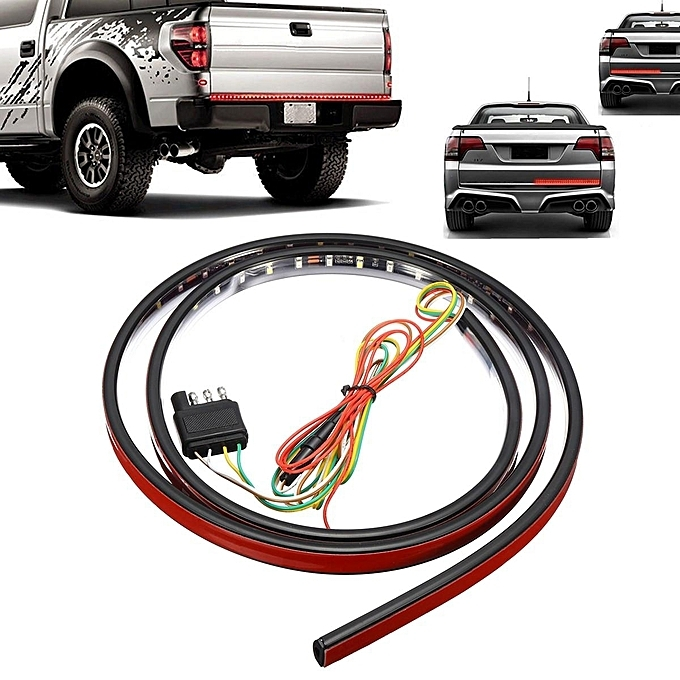 Flexible LED Car Truck RV Tailgate Strip Bar Brake Reverse Turn Signal Light 1