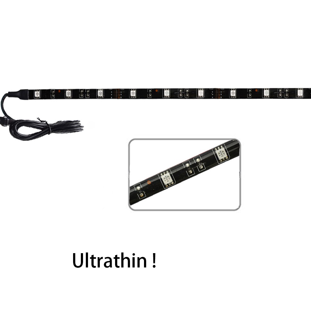 6pc strip + 4pc pod led Motorcycle golf Cellphone app Controller Motorcycle LED Light Kits with Music Sync 12