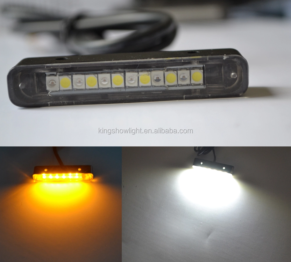 Kingshowstar - Universal LED License Plate Tag Bracket Light Pod Motorcycle Car Scooter Led licence plate light 1