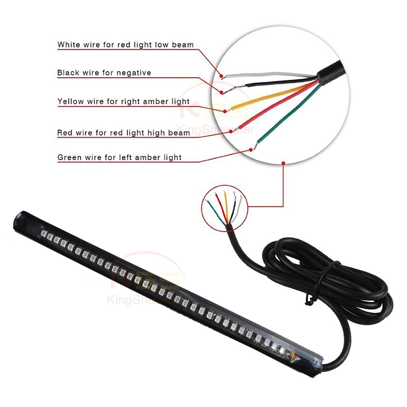 2018 Newest Metal LED Motorcycle Turning Signal Brake Light For Harley 1