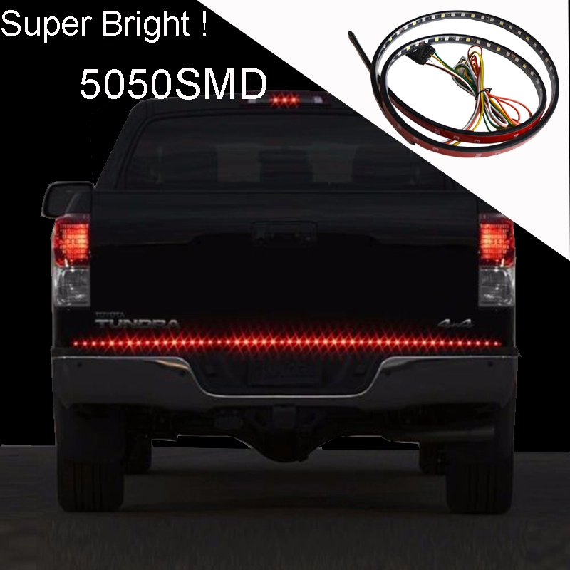 49 in 60 inch 12V 5050smd led truck tail gate signal light bar /led tailgate light bar for car trucks suv offroad lighting 1