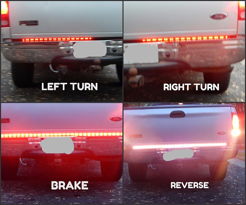 49 in 60 inch 12V 5050smd led truck tail gate signal light bar /led tailgate light bar for car trucks suv offroad lighting 17