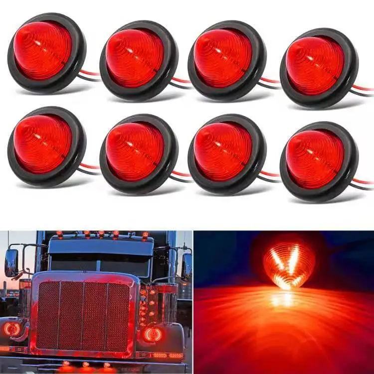 12V 24V Car Truck 7SMD LED low Led Trailer Light Rear Side Auto Truck Lorry Side Marker Indicator Tail Lamp 1