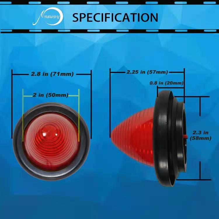 Kingshowstar - Wholesale hot cheap high quality 12v 24v led tail rock lights truck for truck side led lights Ungrouped 10