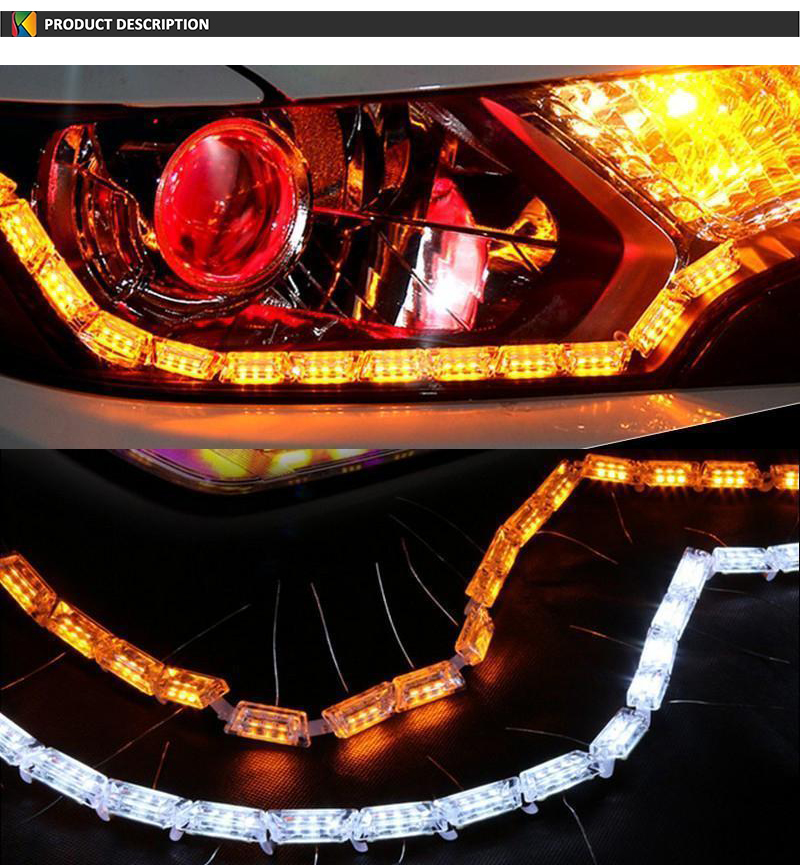 Kingshowstar - Cheap wholesale car parts flexible drl auto parts led daytime running light Ungrouped 10