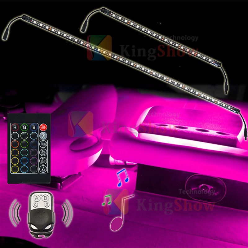 Kingshowstar - 6pc LED Wireless Music Control Million Color waterpoof ultrathin pvc Marintime strips Light Ungrouped 7