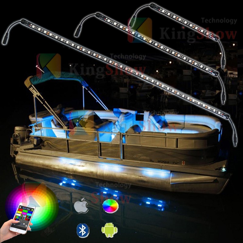 Kingshowstar - 6pc LED Wireless Music Control Million Color waterpoof ultrathin pvc Marintime strips Light Ungrouped 17