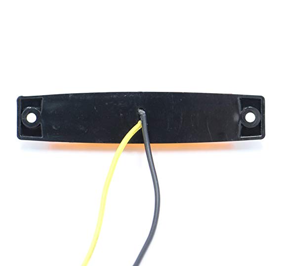 Kingshowstar - 6 LED Amber Side Trailer Rear Side Marker Lights for Trucks LED Motorcycle Tail Light 13