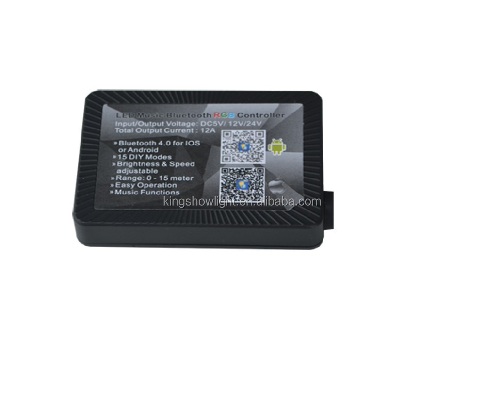 Kingshowstar - APP Blue-tooth LED Music RGB Controller led controller and wire connector 8