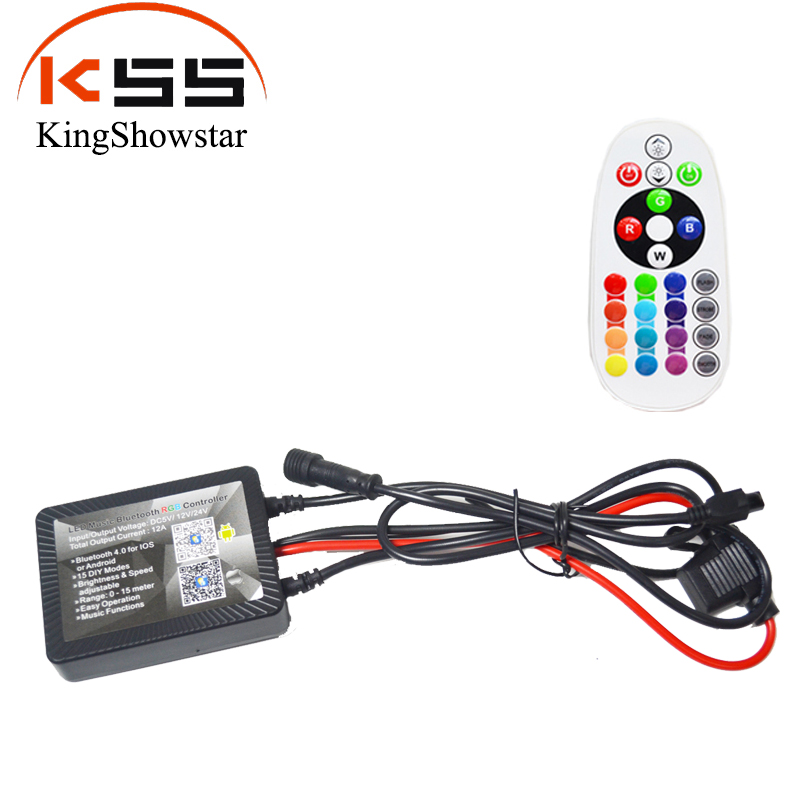 Kingshowstar - APP Blue-tooth LED Music RGB Controller led controller and wire connector 12