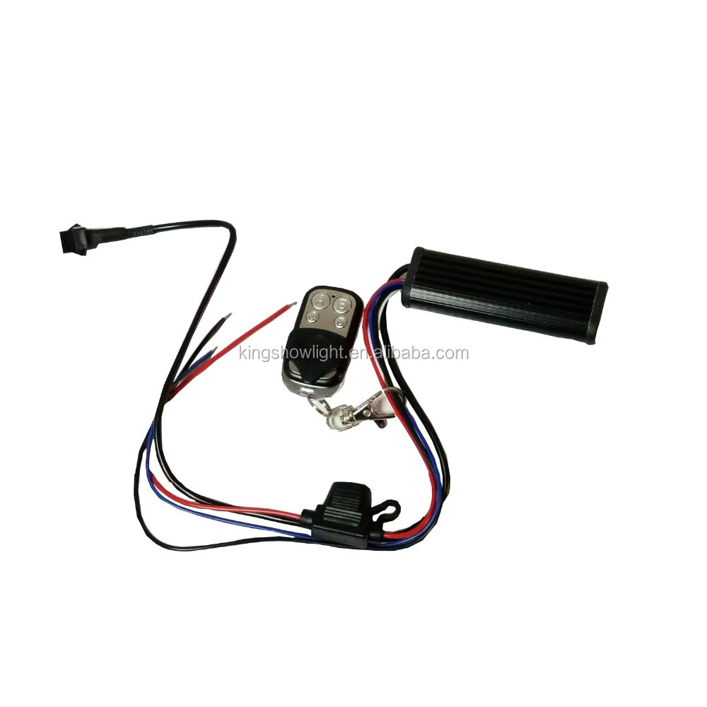 Motorcycle Lights Kit LED RGB 18 Color Remote + Control Module with Brake Function 7