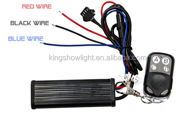 Motorcycle Lights Kit LED RGB 18 Color Remote + Control Module with Brake Function 9