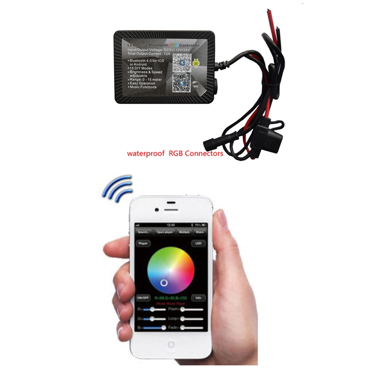 Kingshowstar - 4pcs Underglow RGB Color Change out door Shadow reaper rock lights RF controller 1