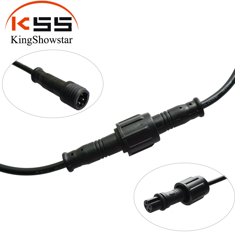Waterproof IP67 4-Pin Extension wire Cable Power Cord for LED rock Light 14