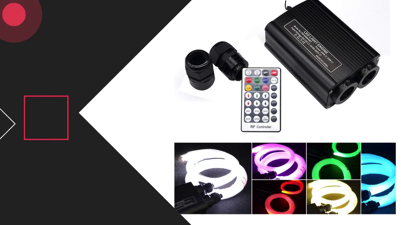 Twinkle LED Fiber Optical Starlight Headliner Kit 3