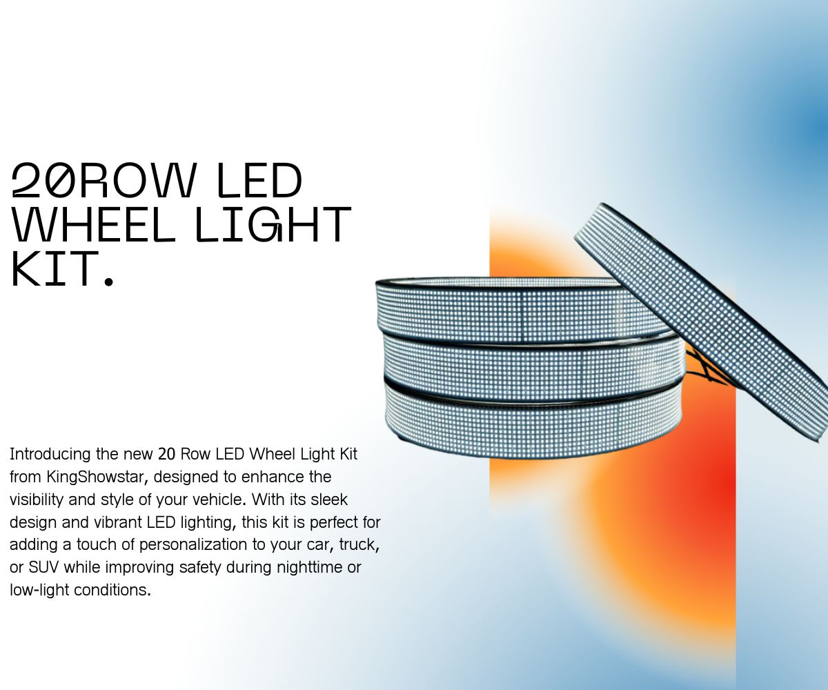 Professional Kingshowstar 20row Wheel Light Kit manufacturers 2
