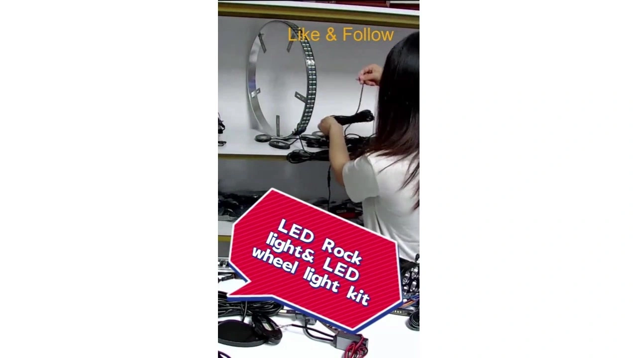 Hot selling kits LED rock light and quad row wheel light kit Supplier &amp; manufacturers | Kingshowstar 1